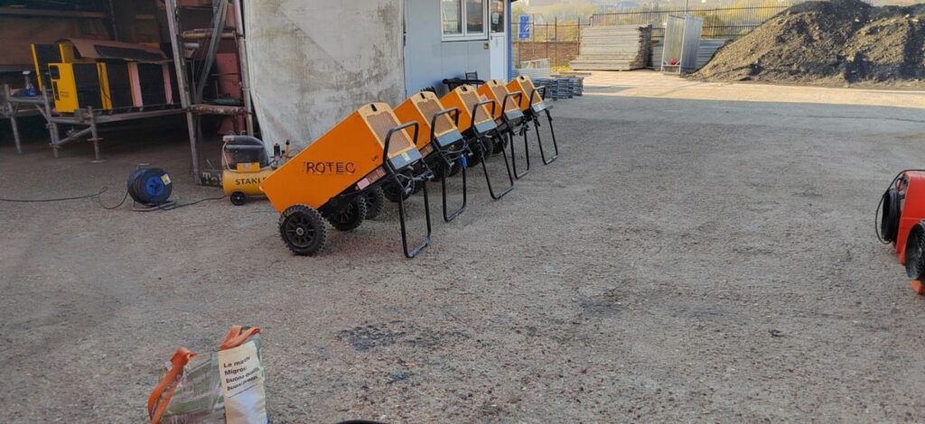 isušivanje objekta u toku izgradnje